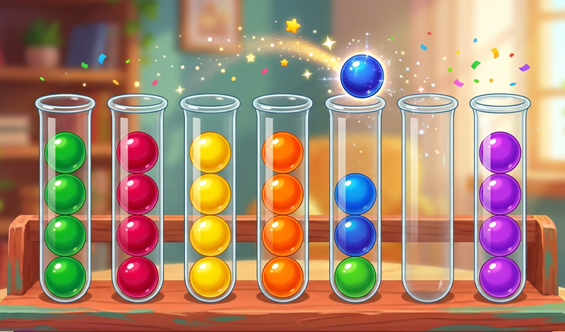Sort The Balls! train your brain and relax! game cover
