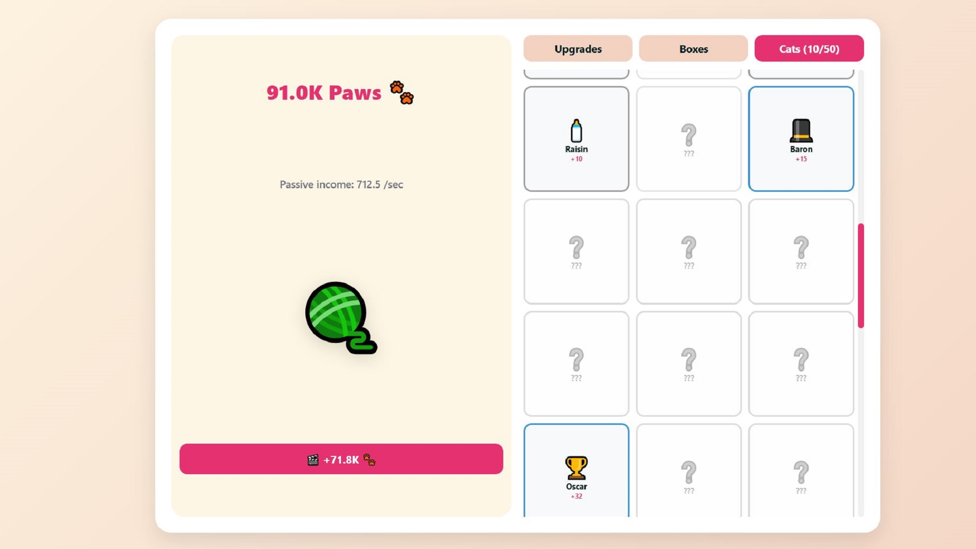 Кот Кликер: Собери Котиков screenshot