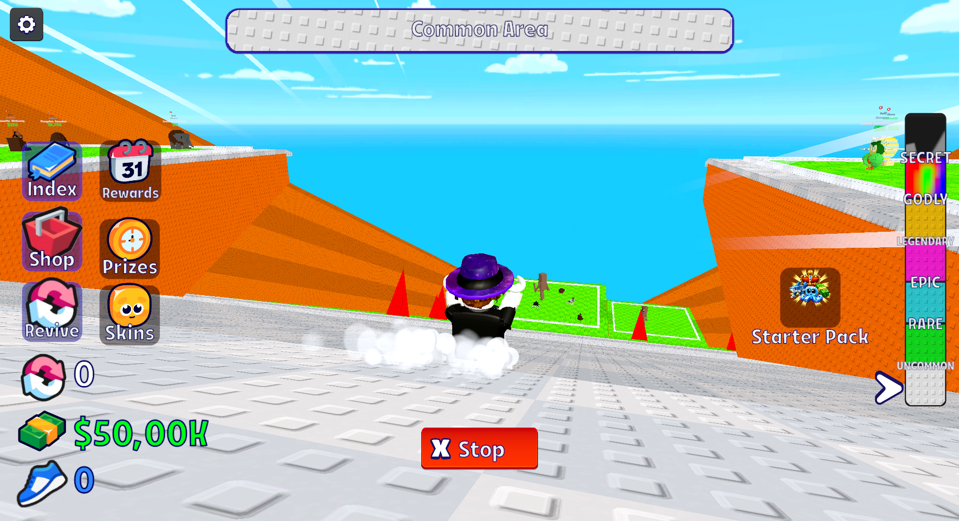 Slide with Brainrots: Online screenshot