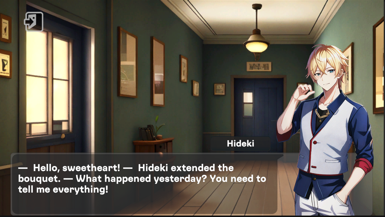 Love and Fear - anime novel screenshot
