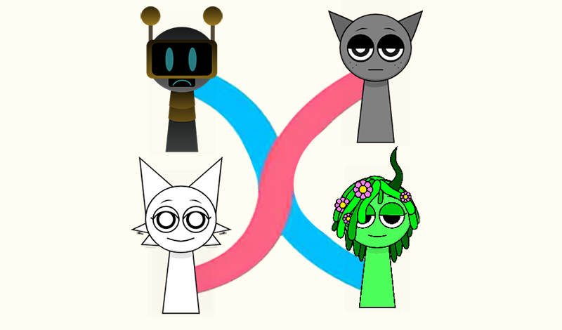 Sprunki Connect Incredibox game cover