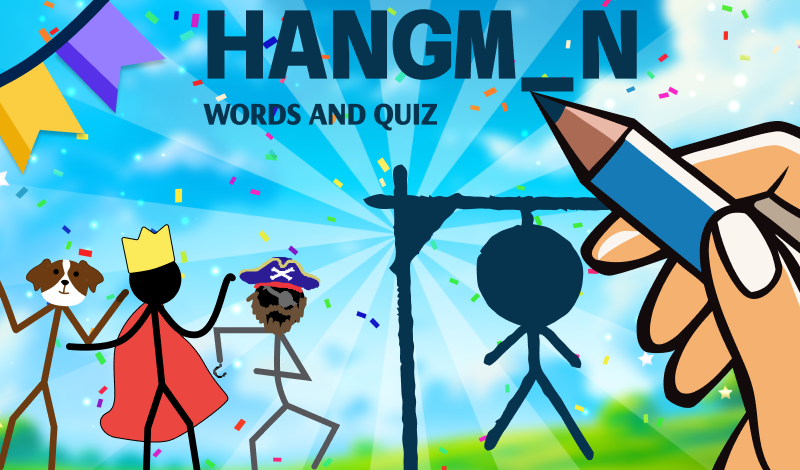 Hangman - words and quiz game cover