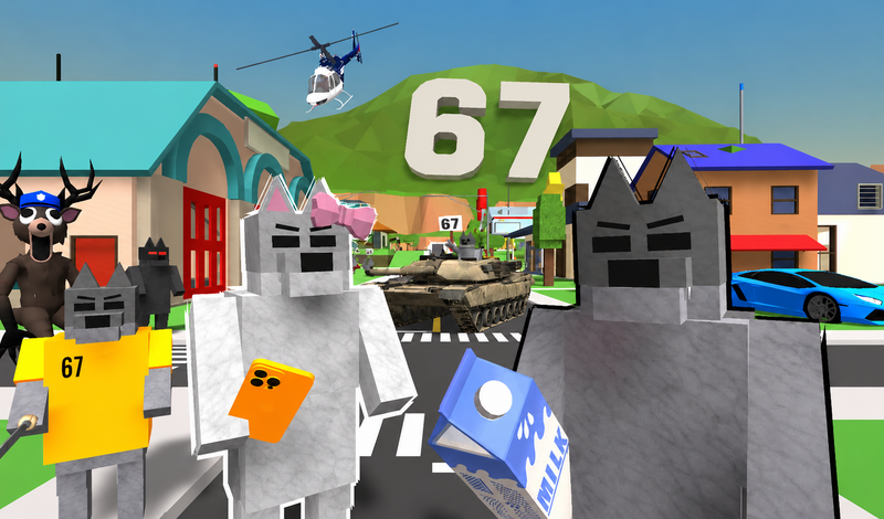 City 67 - Memes 99 Nights game cover