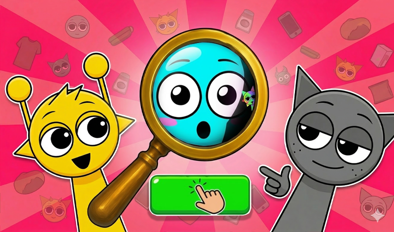 Hidden Objects: Find All Sprunki game cover