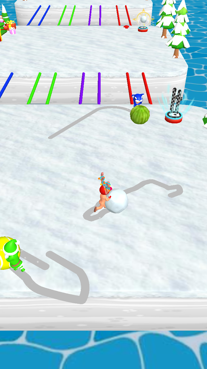 Snowball Bridge Rush 3D screenshot 5