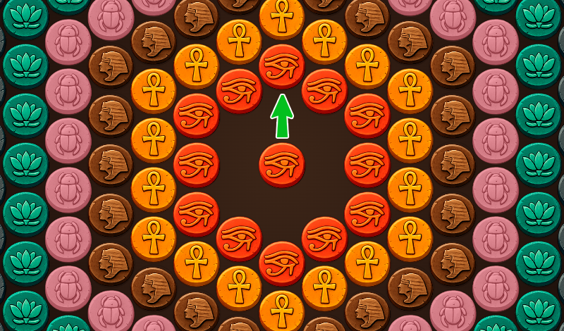 Bubbles of Ancient Egypt game cover