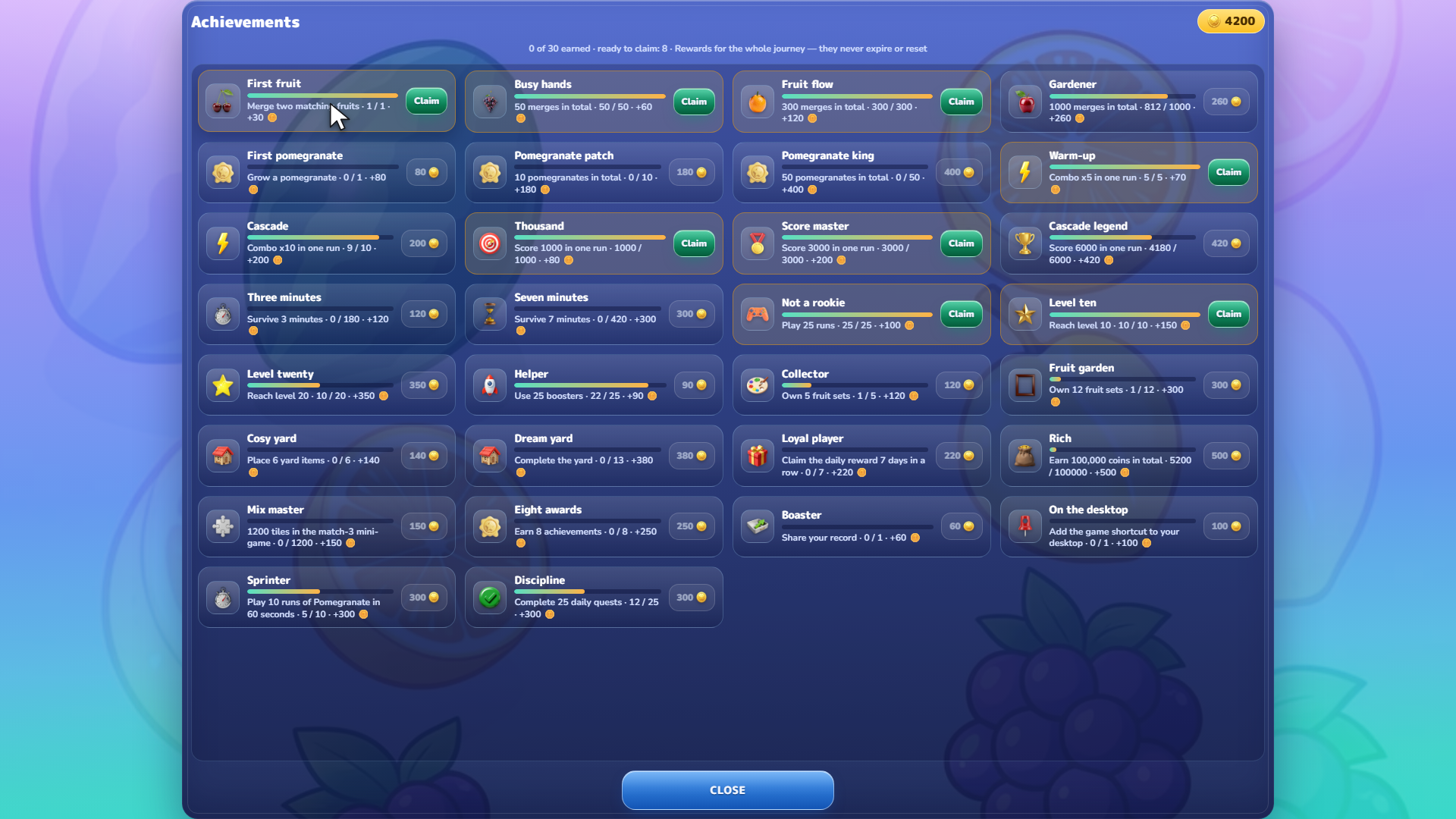 Pomegranate Cascade screenshot 5