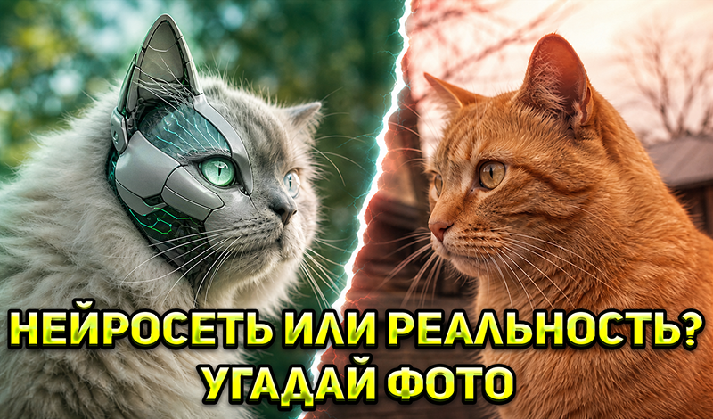 Нейросеть или Реальность? Угадай фото game cover