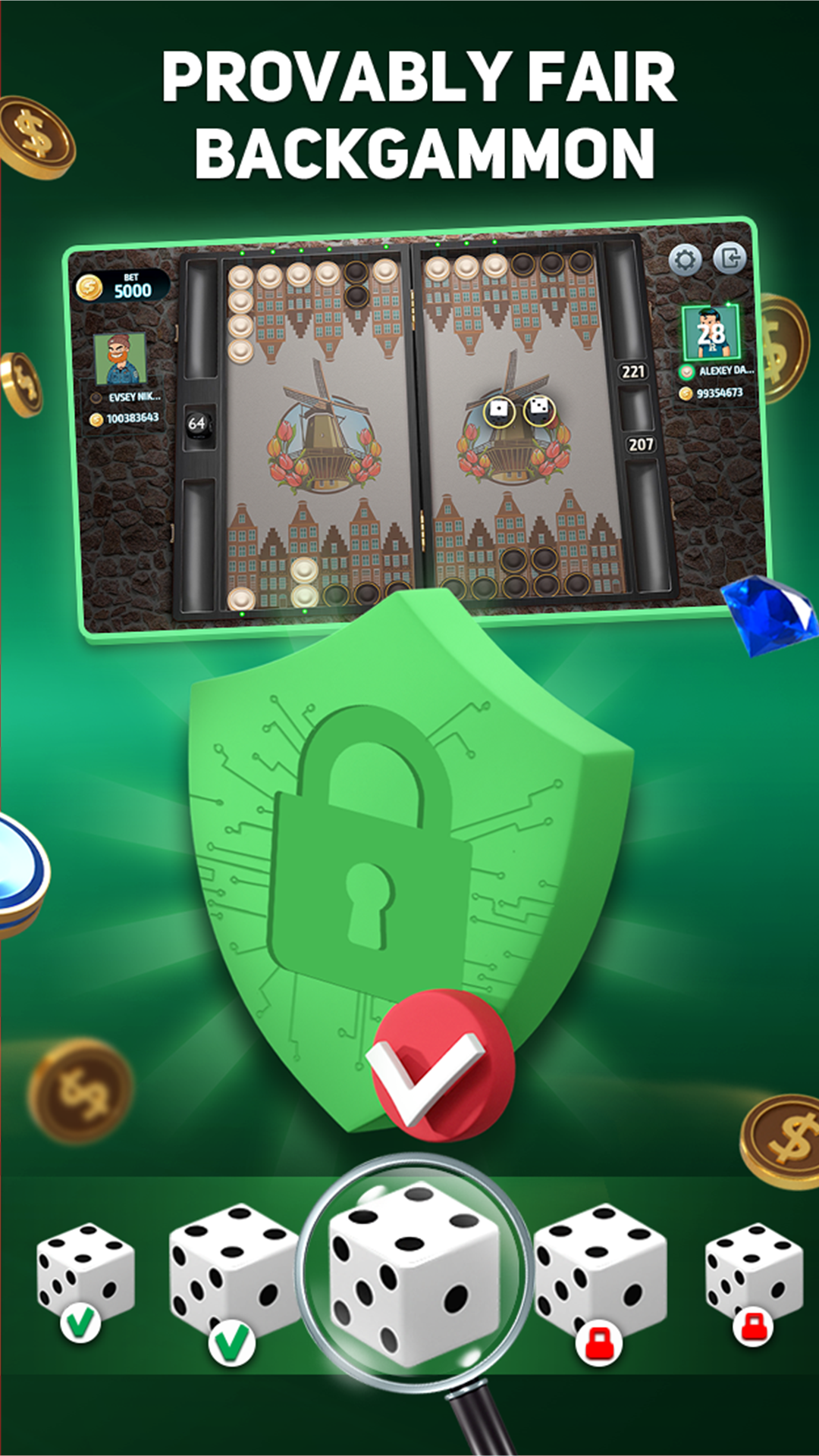 Backgammon Tournament screenshot 8