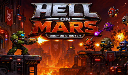 Hell on Mars: Coop 2D Shooter