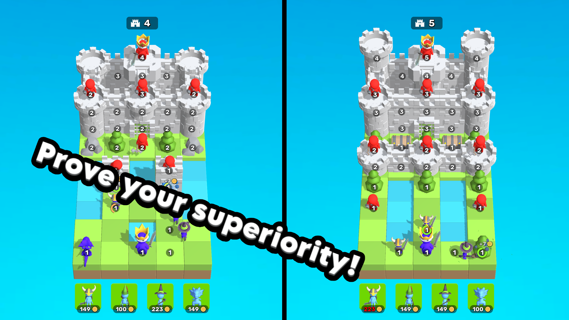 Castle Wars: Cell Battle — screenshot 2