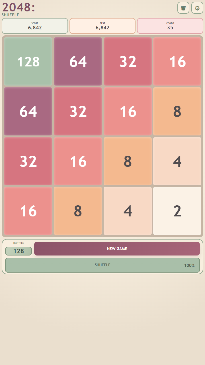 2048: Shuffle screenshot 6