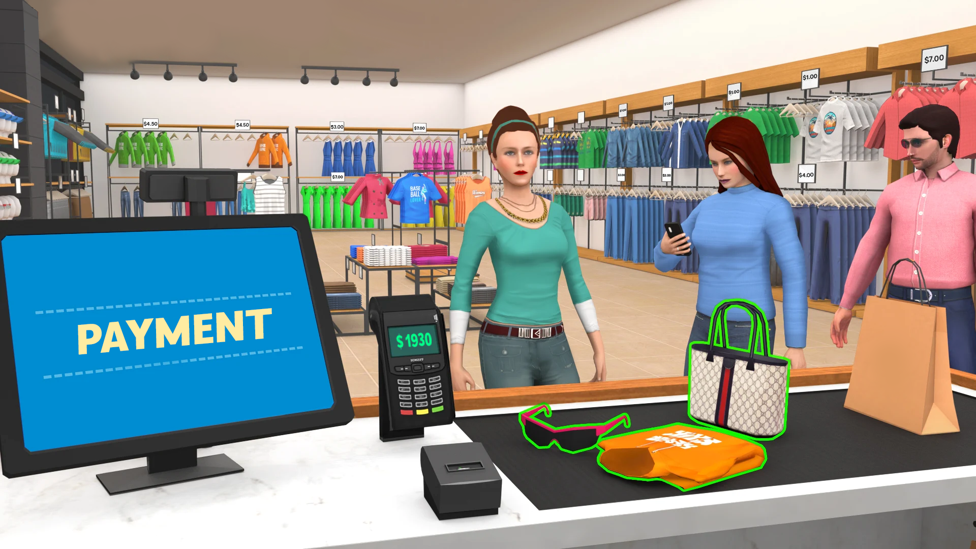Clothing Shop 3D Online screenshot