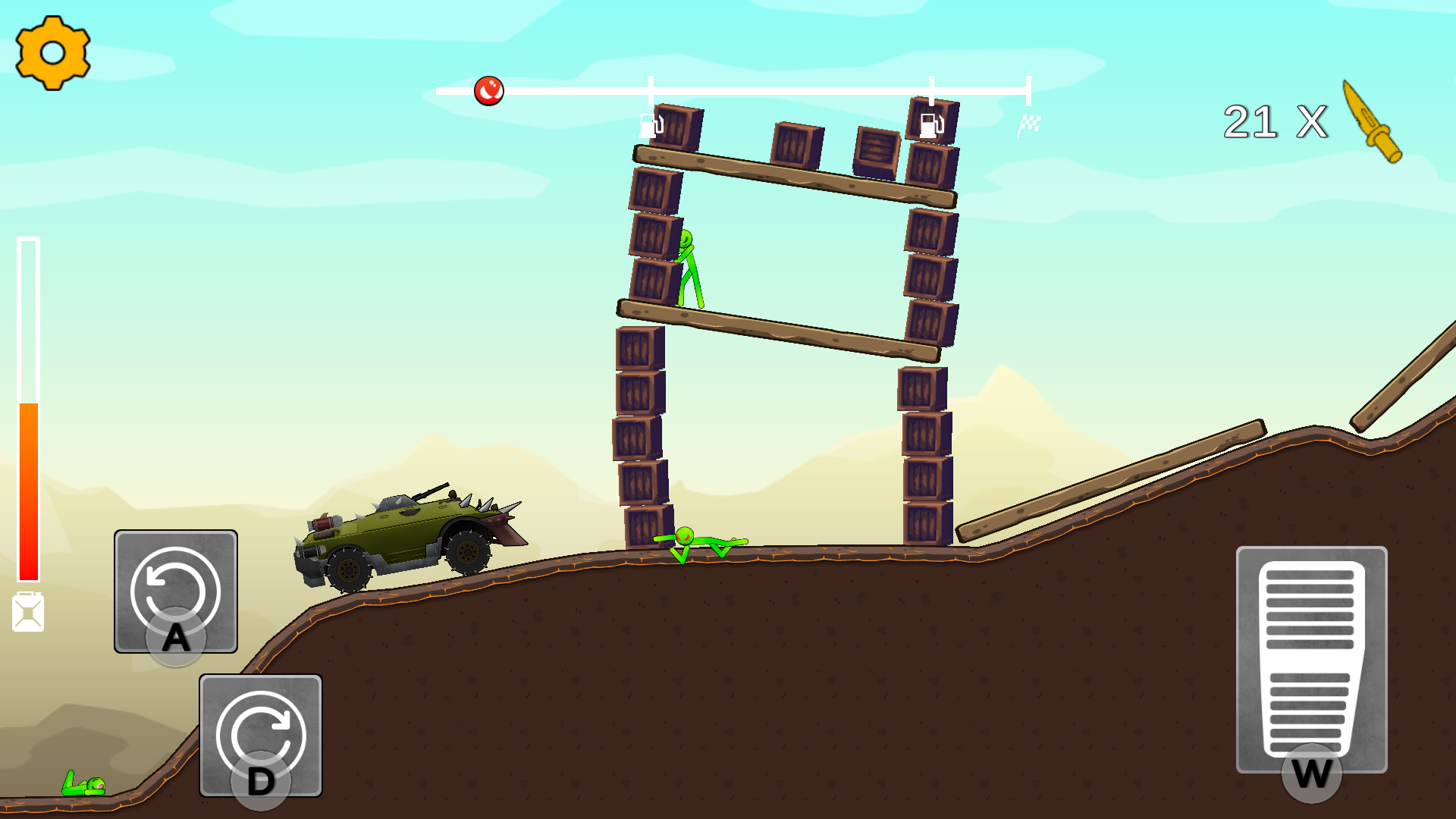 Stick vs Zombie, but in a car （Ronin Nation開発）: Playhopで無料でオンラインプレイ