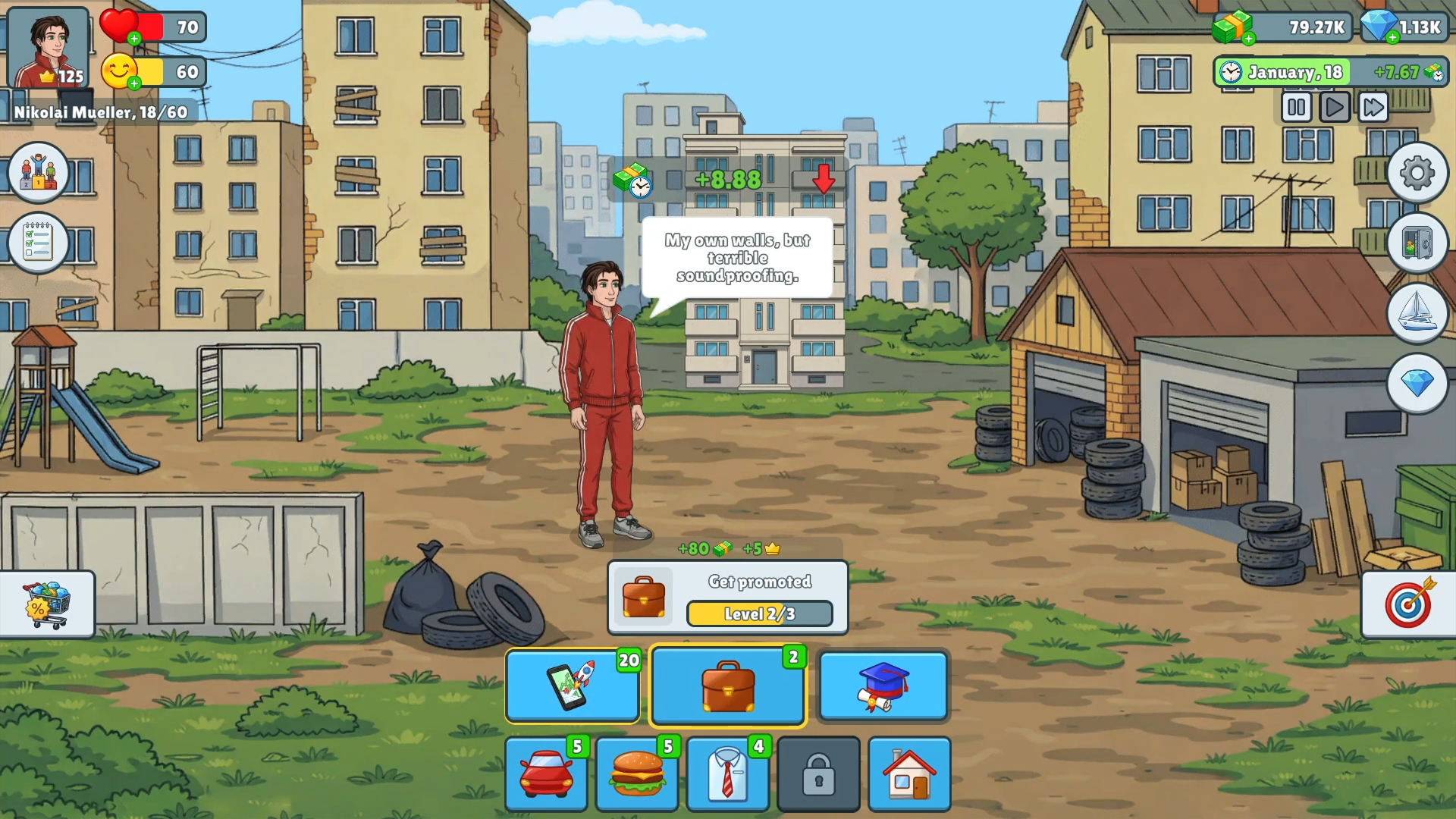 Life Simulator: Road to Riches — screenshot 1