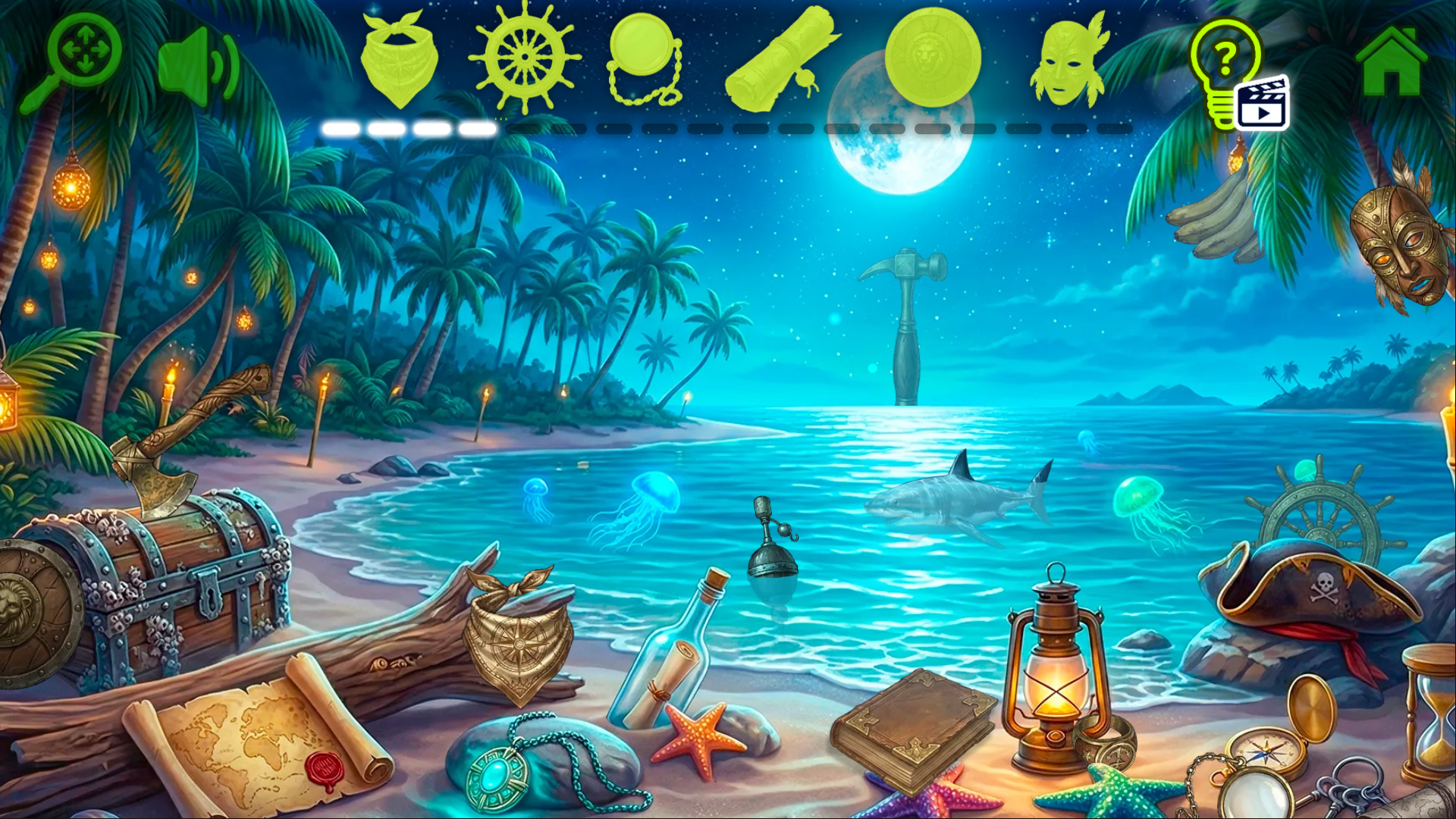 Поиск Предметов: Остров Сокровищ — screenshot 1
