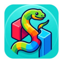 The colored snake