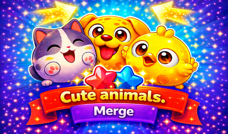 Cute animals. Merge