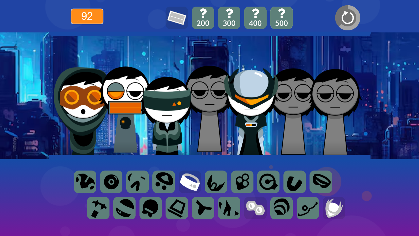 Sprunki Cyberpunk screenshot