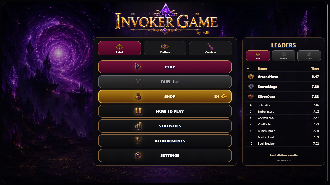 Invoker Game by sdk screenshot 2