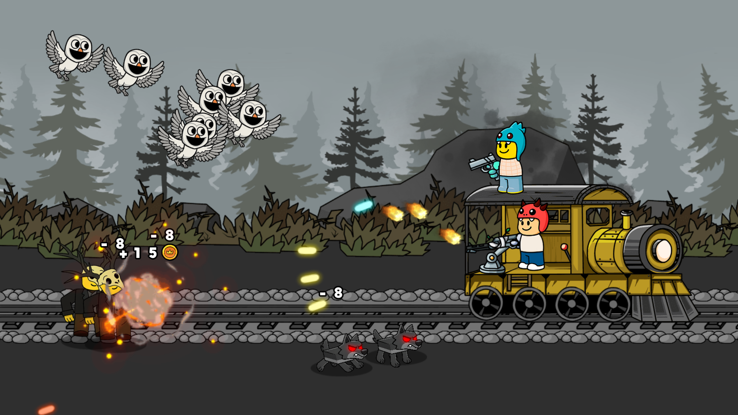 99 Nights In The Forest Survival On The Train screenshot