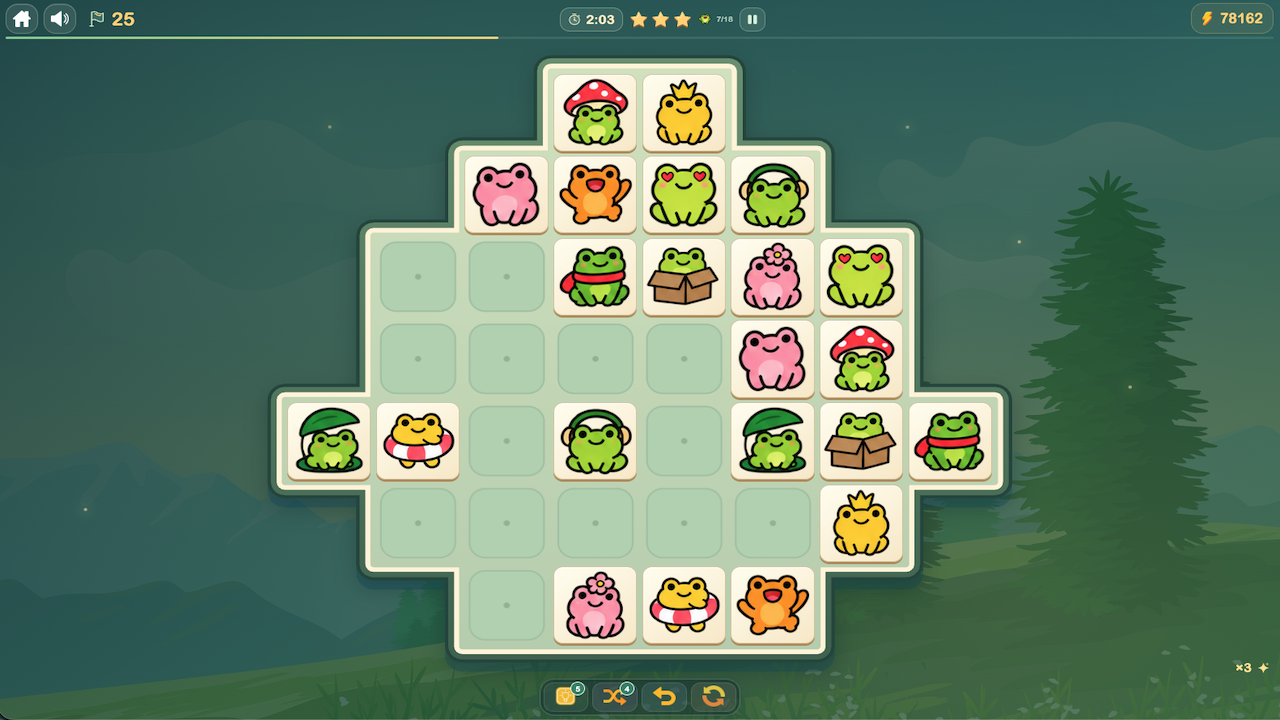Froggy friends: Find a pair screenshot 1