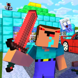 Noob and Herobrine vs Hacker: Adventure