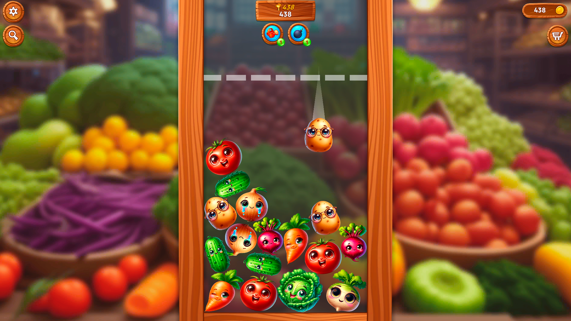 Merge vegetables: Harvest 2025! screenshot