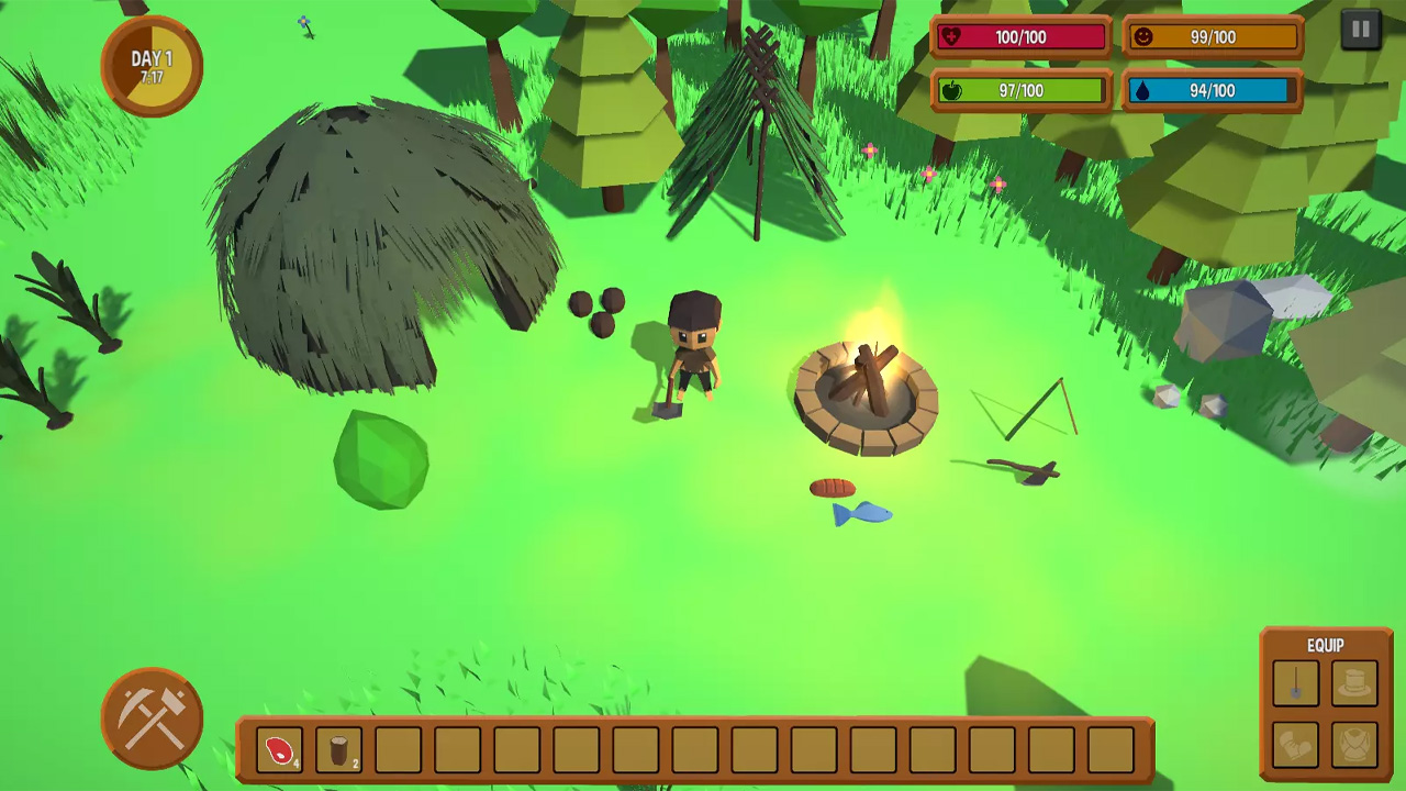 Survival Simulator: Forest — screenshot 1