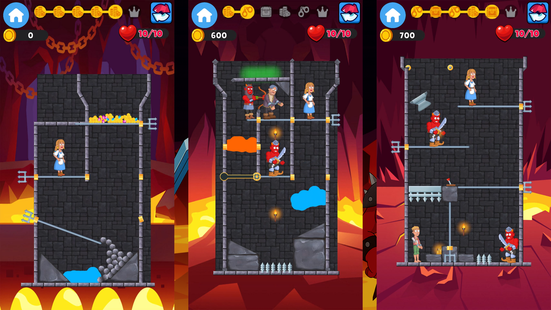 Hell Puzzles: Save the Princess — screenshot 3