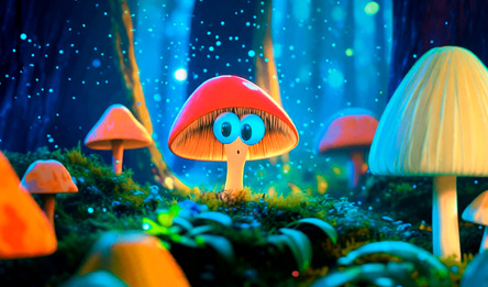 Mushroom. The Silent Hunt