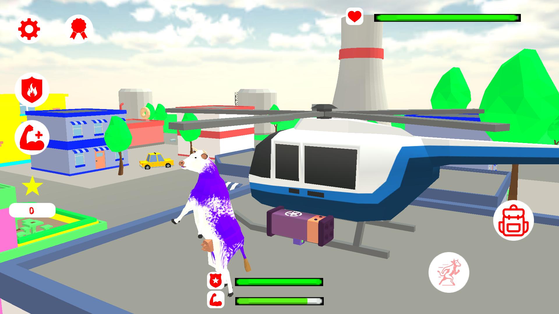 Horns, guns and a helicopter — screenshot 1