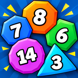 Shape Evolution: 2048 Number Merge