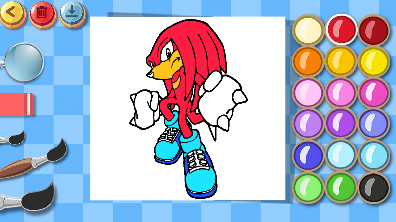 Sonic Wonder Coloring screenshot