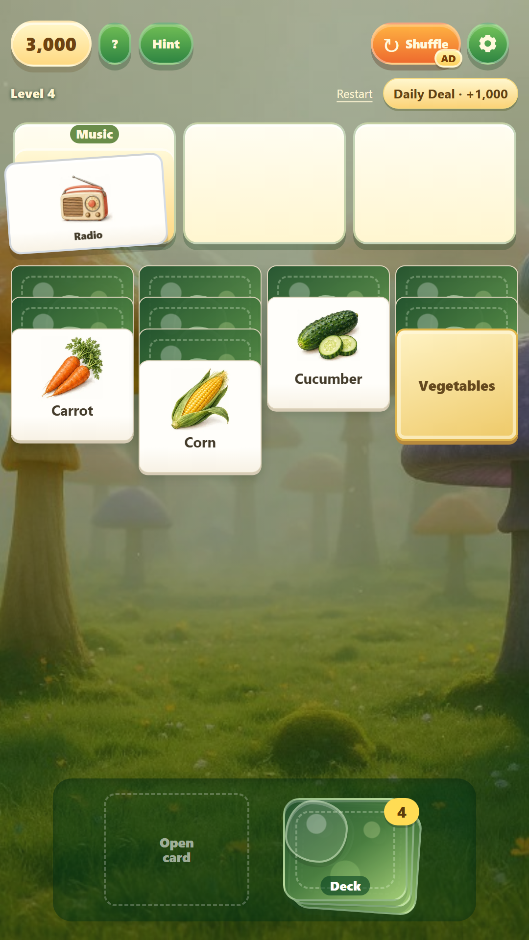 Word Solitaire: Sort It All Out screenshot 3