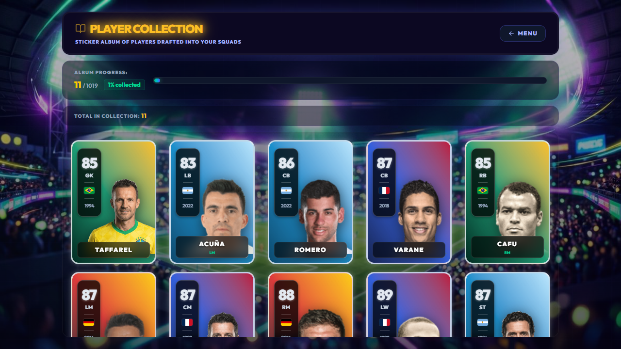 Football Draft: Squad Builder — screenshot 3