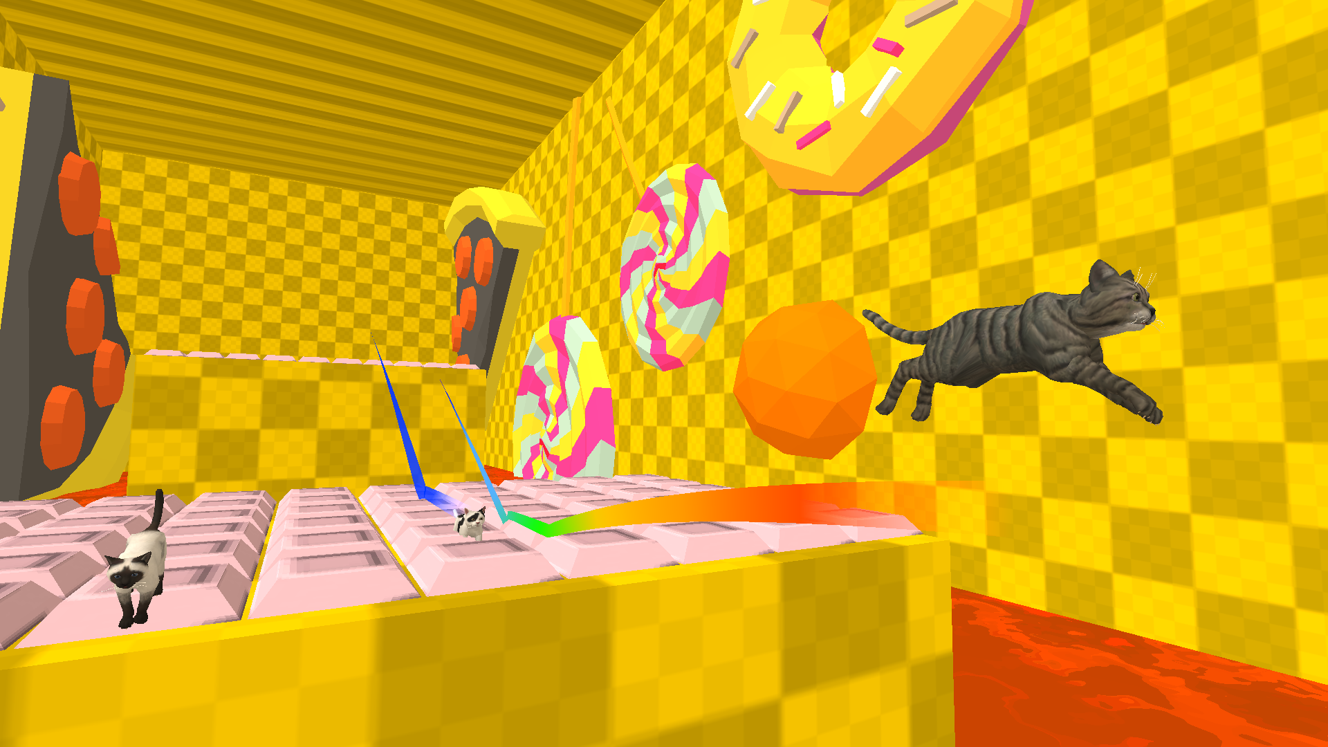 Obby Cat: Keyboard Escape screenshot 2