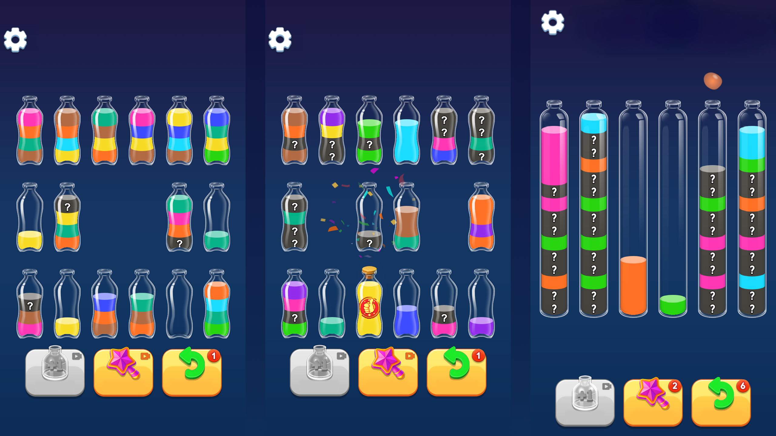 Water Sort: Build House — screenshot 2