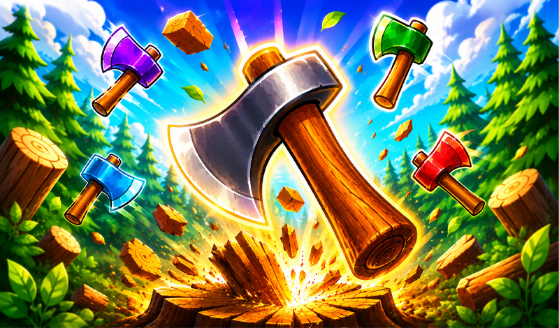 Mine Lumberjack Clicker game cover