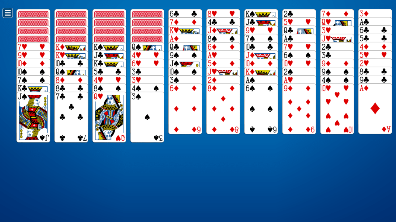 Scorpion Solitaire - Big Cards screenshot