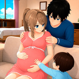Anime. Pregnant Mother