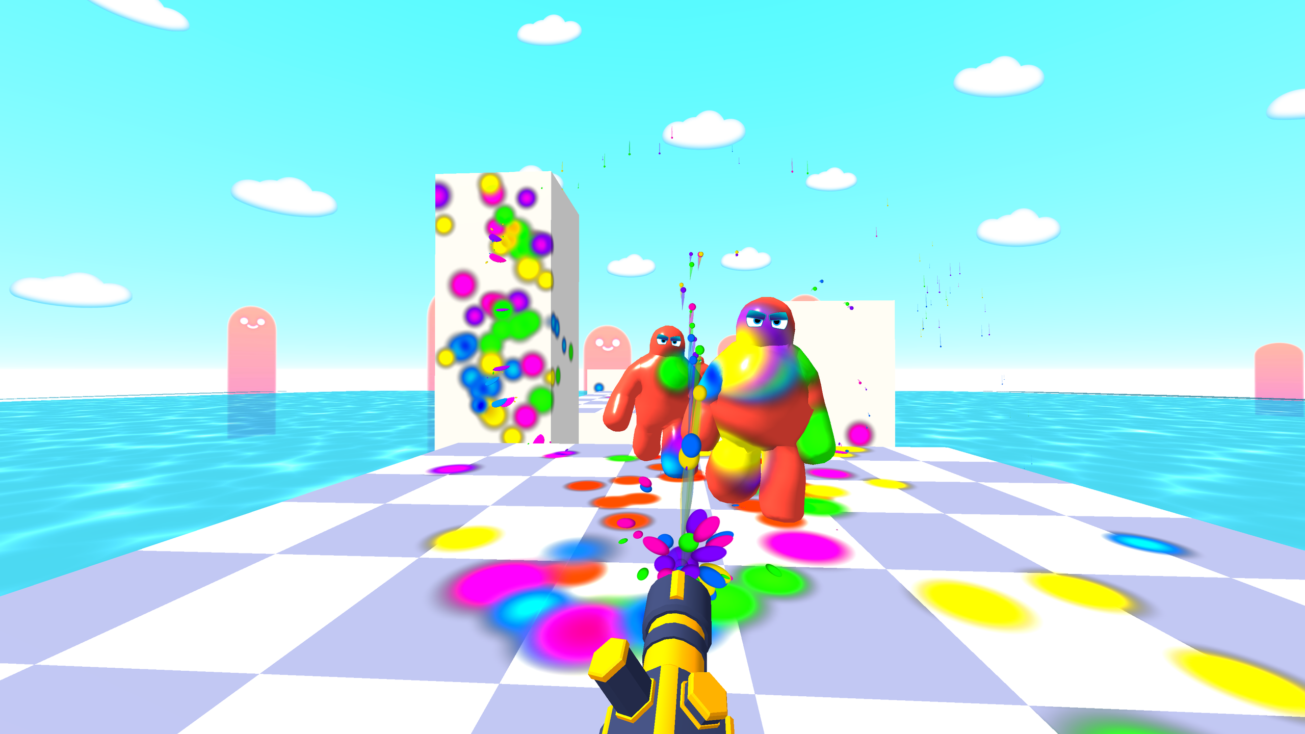 Gun and Paint: Jelly Shooter 3D screenshot