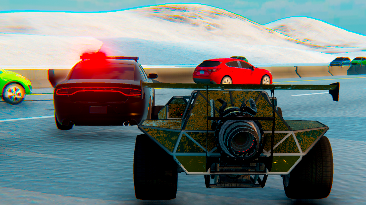Turbo Chase from the Police screenshot