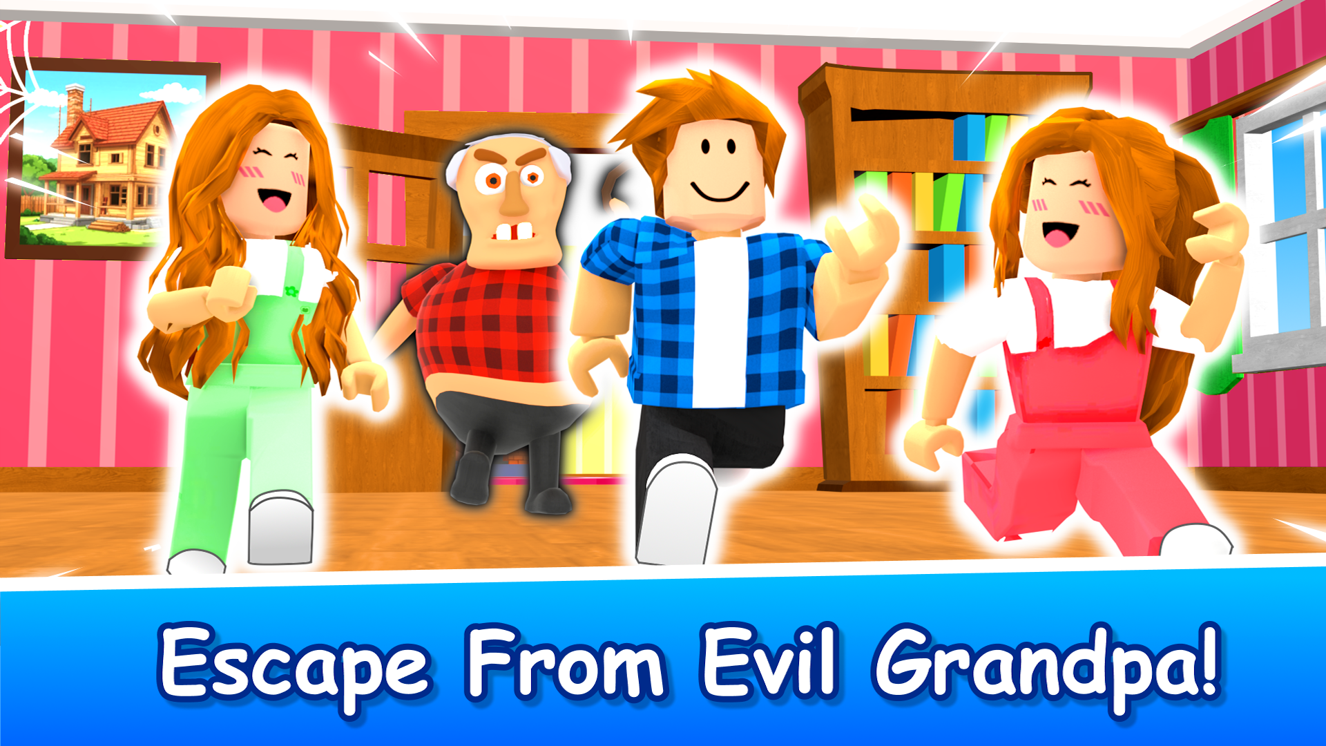 Escape From Evil Grandpa Obby! screenshot