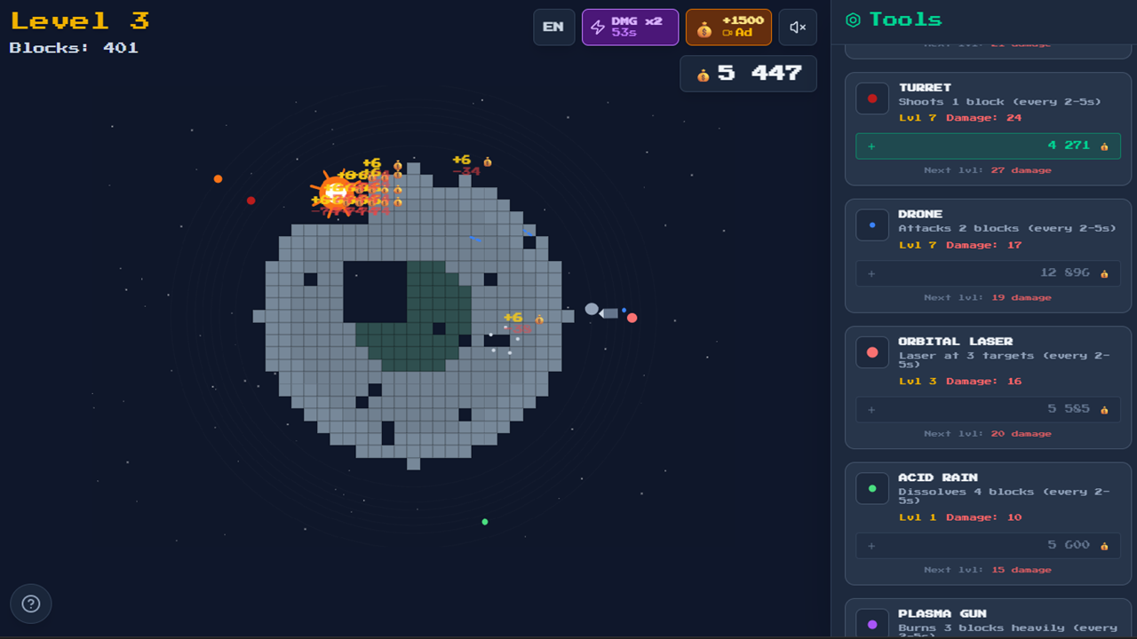 Planet Miner: Pixel Worlds — screenshot 2
