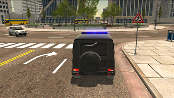 Police in the city - simulator