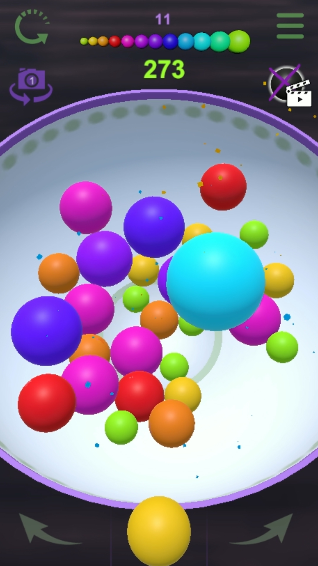Shooting balls: Connect in a plate 3D screenshot 11