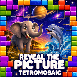 Reveal the Picture - tetromosaic
