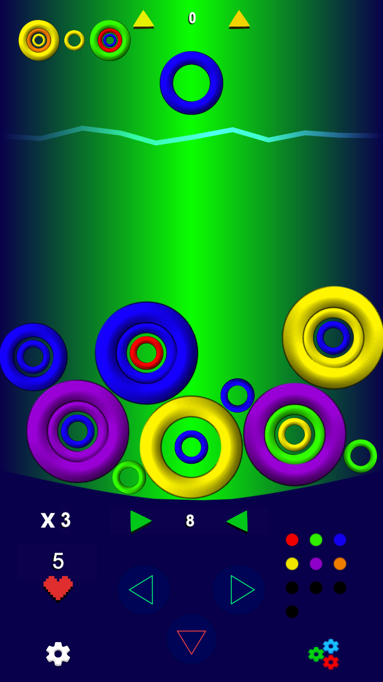 Match Rings Connect Colors Avoid Shock screenshot 9