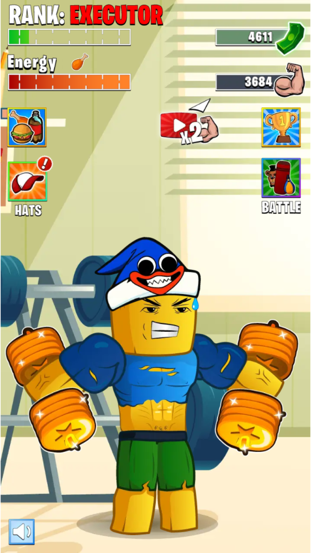 Obby: Become Cool 99 Strength Simulator screenshot 6